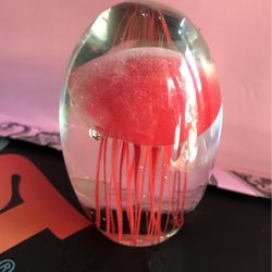 Dynasty Gallery Large Jellyfish Glow In The Dark - Red