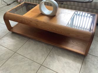 Oak coffee table
