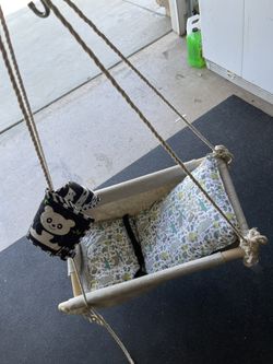 Baby Hanging Swing Wood Soft
