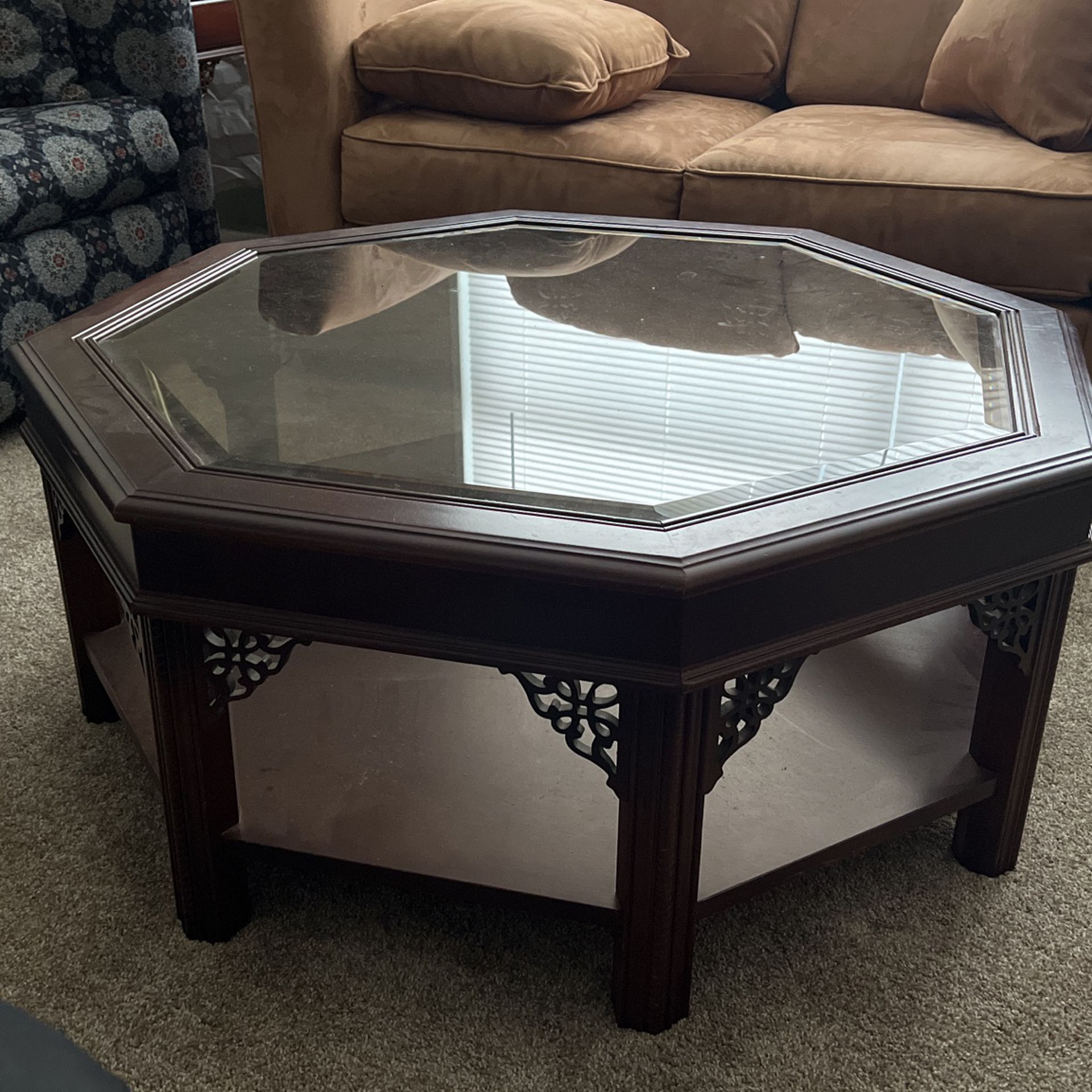 Coffee Table Plus Side Table Both Of Brand Name