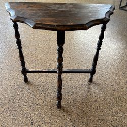 Antique Couch Side Table 
