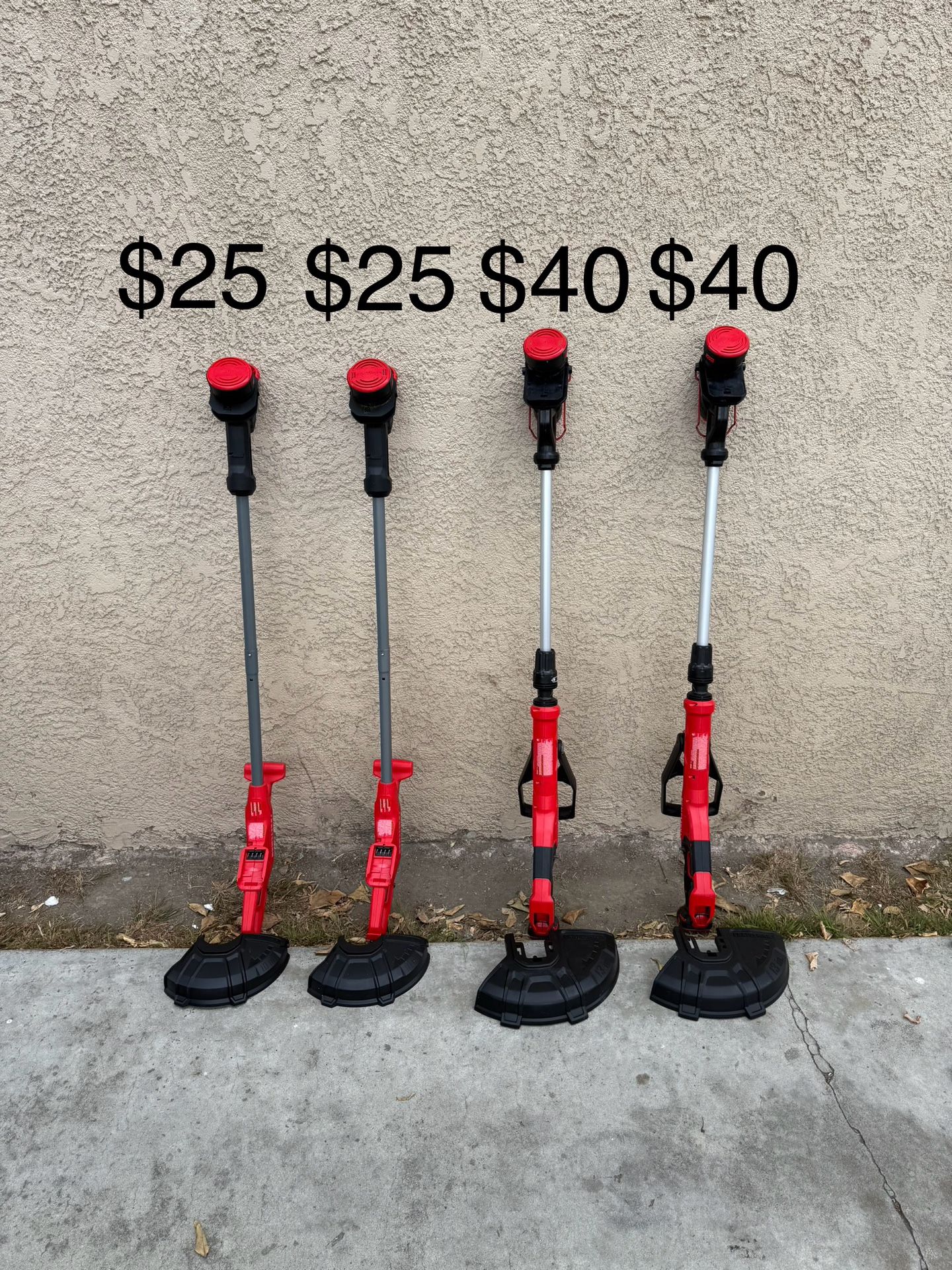 CRAFTSMAN V20 20-volt max Cordless Battery 10” & 13” String Trimmer **See Photo For Pricing**