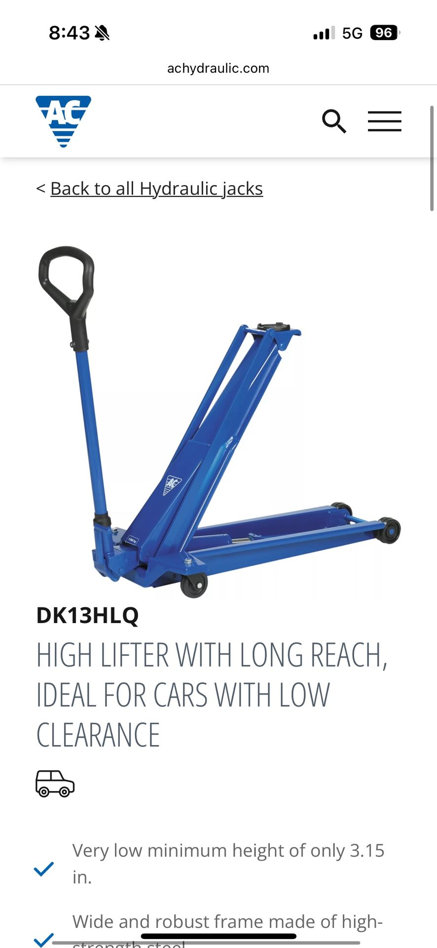 AC hydraulics- DK13HLQ