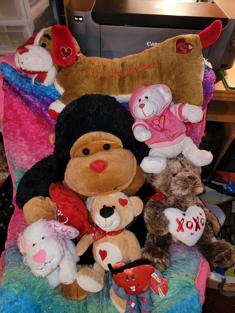 Valentine's stuffed animal bears