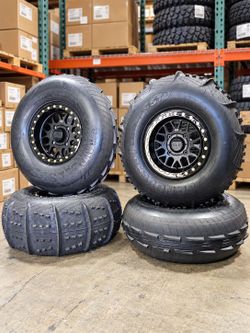 New Polaris Rzr 32" 4 Lug Sand Paddle Set Tire & Wheels