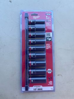 Milwaukee 1/2 socket set