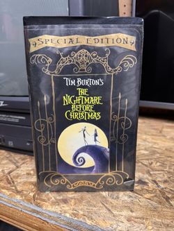 Nightmare Before Christmas VHS 