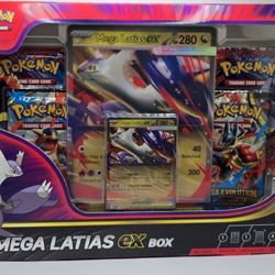 Pokemon TCG Mega Evolution Mega Latias ex Box