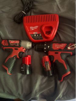 Milwaukee drill and impact