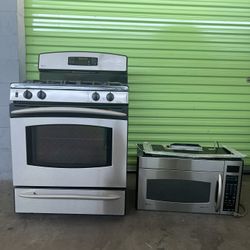 GE Range And Microwave 