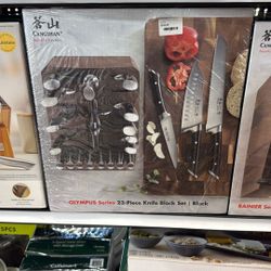 CANGSHAN OLYMPUS SERIES 23 PIECE  KNIFE BLOCK SET 
