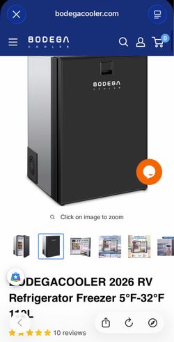 BODEGACOOLER 2026 RV Refrigerator Freezer 5°F-32℉ 110L