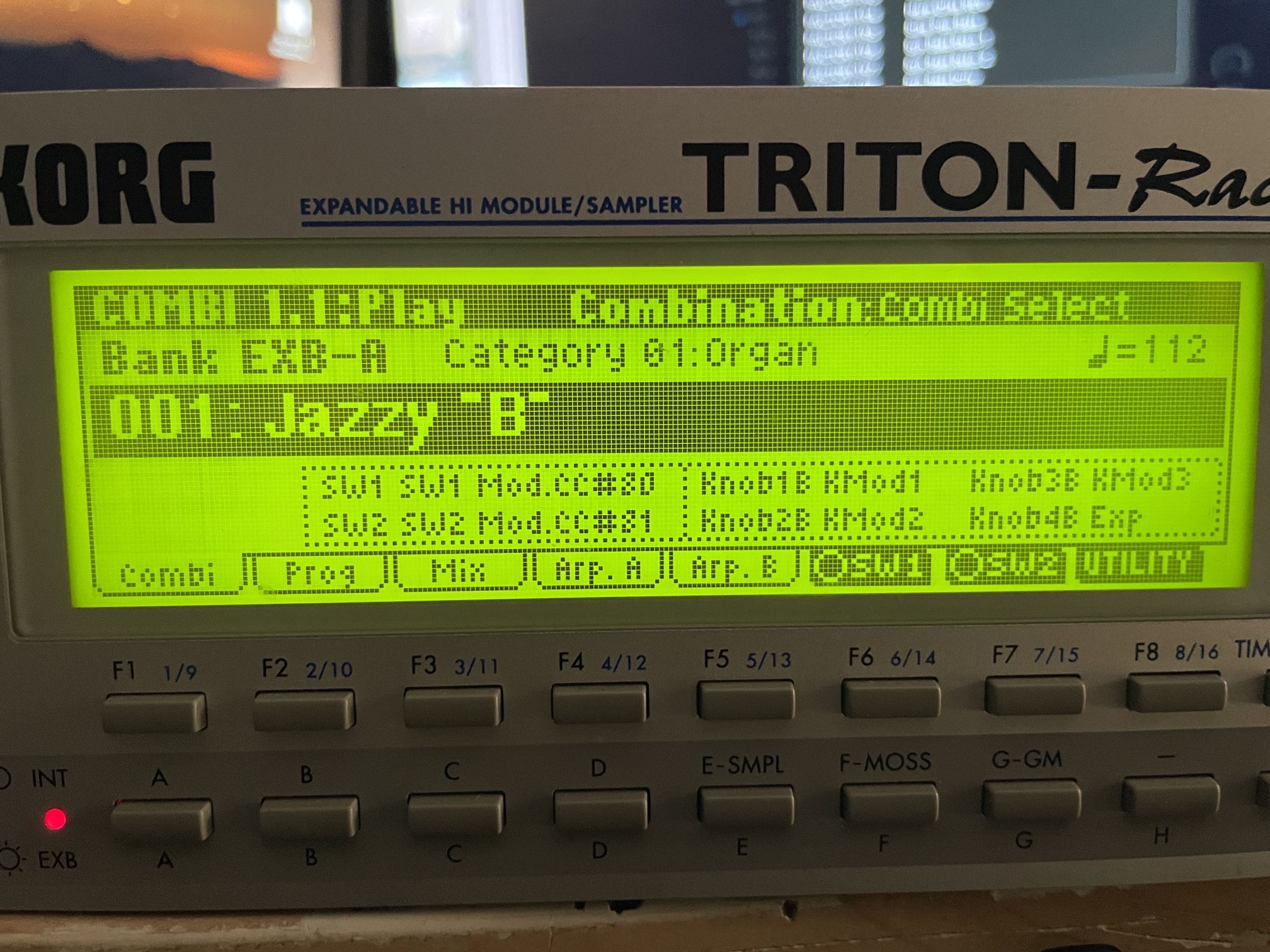 KORG EXB-PCM CARDS 01/02/03/04/05/06/07/08 FOR TRITON CLASSIC
