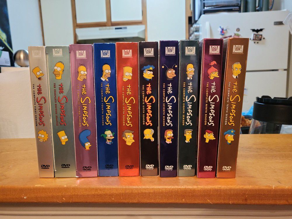 The Simpsons Season 1-10 DVD
