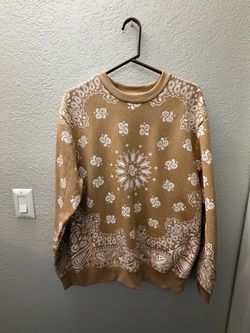 Brown bandana long sleeve size large
