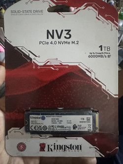 Kingston NV3 1TB PCIe 4.0 NVMe M.2 SSD – Brand New Sealed