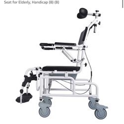 4 in 1 Rehab Shower Wheelchair Personal Mobility Assist Transport Rolling Chair, - Retail: $2100.   