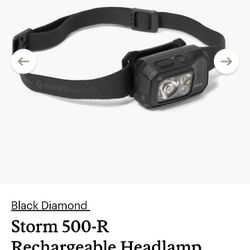 BLACK DIAMOND Storm 500-R Rechargeable Headlamp

