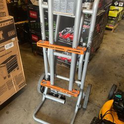 Ridgid Foldable Mobile Miter Saw Stand with Mounting Braces