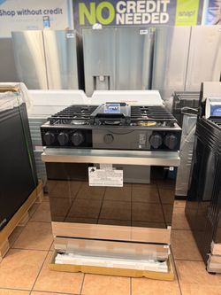 Samsung Bespoke Slide In Gas Range Air Fry Air Sous Vide and Convection Oven