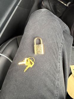 Louis Vuitton lock and key set
