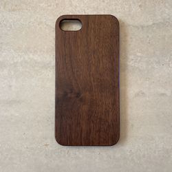 iPhone SE 2020 iATO Real Walnut Wood Case