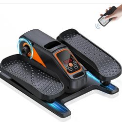 Under Desk Elliptical Machine, Electric Elliptical as Seen on TV While Sitting for Seniors Adults, Quiet & Portable Electric Seated Pedal Exerciser wi