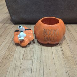 Rae Dunn Peanuts Cookie Jar