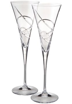 Brand New Lenox Adorn toasting flutes