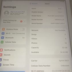 iPad 6th Generation 32GB