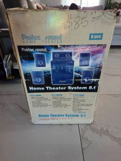 Protec Sound 5.1 Home Theater System 6-Piece