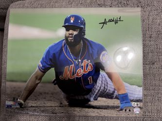 Amed Rosario Signed Autograph 16x20 Photo - Beckett COA -  New York Mets