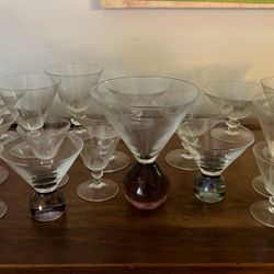 Beautiful Antique Cocktail Glasses
