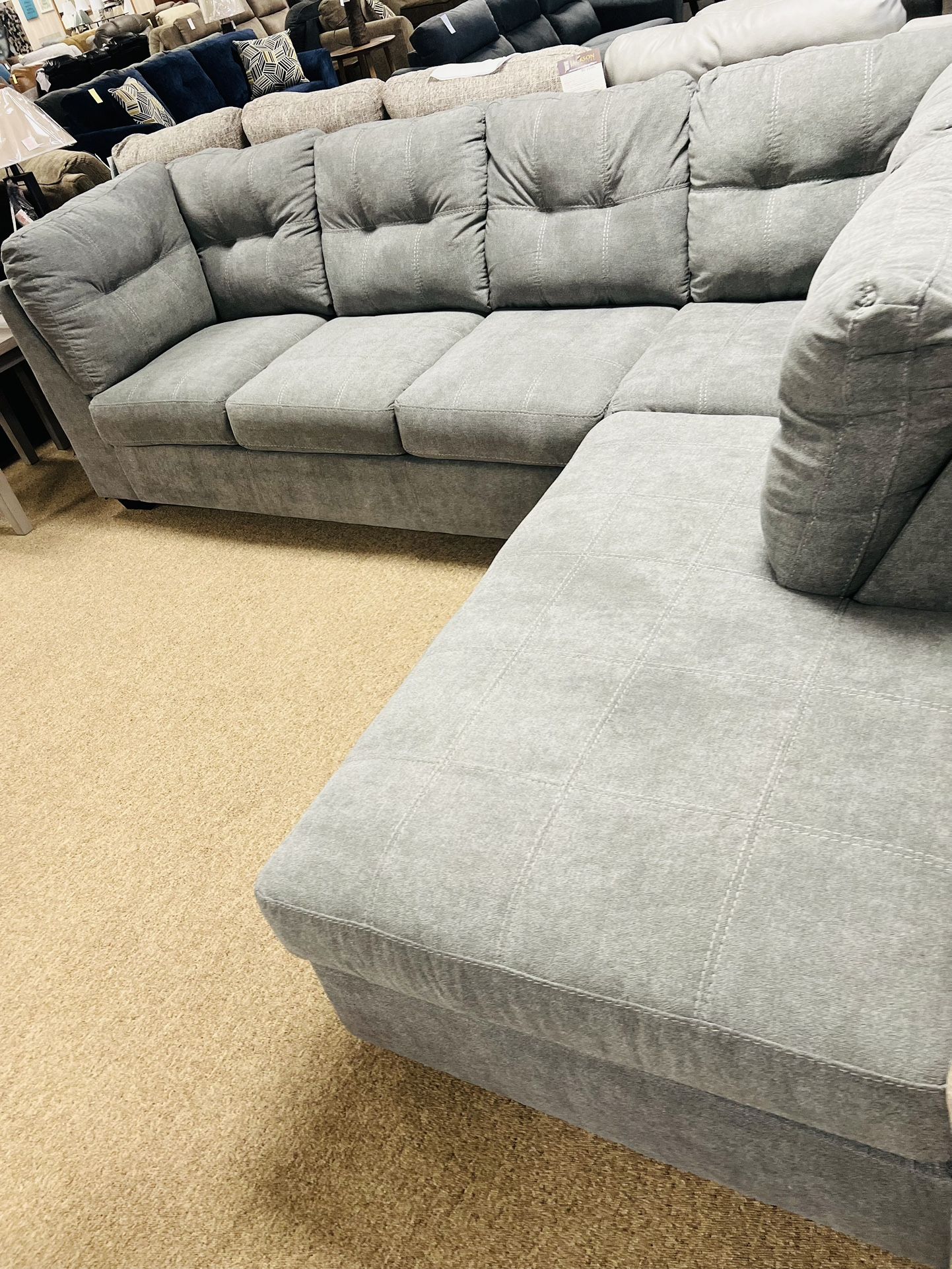 Stylish Deep Chaise Nice Sectional