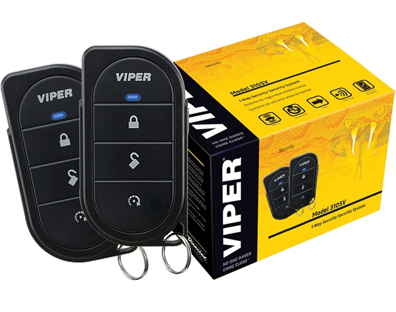 Viper 350 PLUS 3105V 1-Way Car Alarm Keyless Entry,