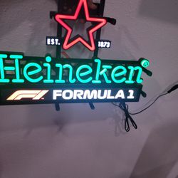 Heineken Formula 1 Neon 