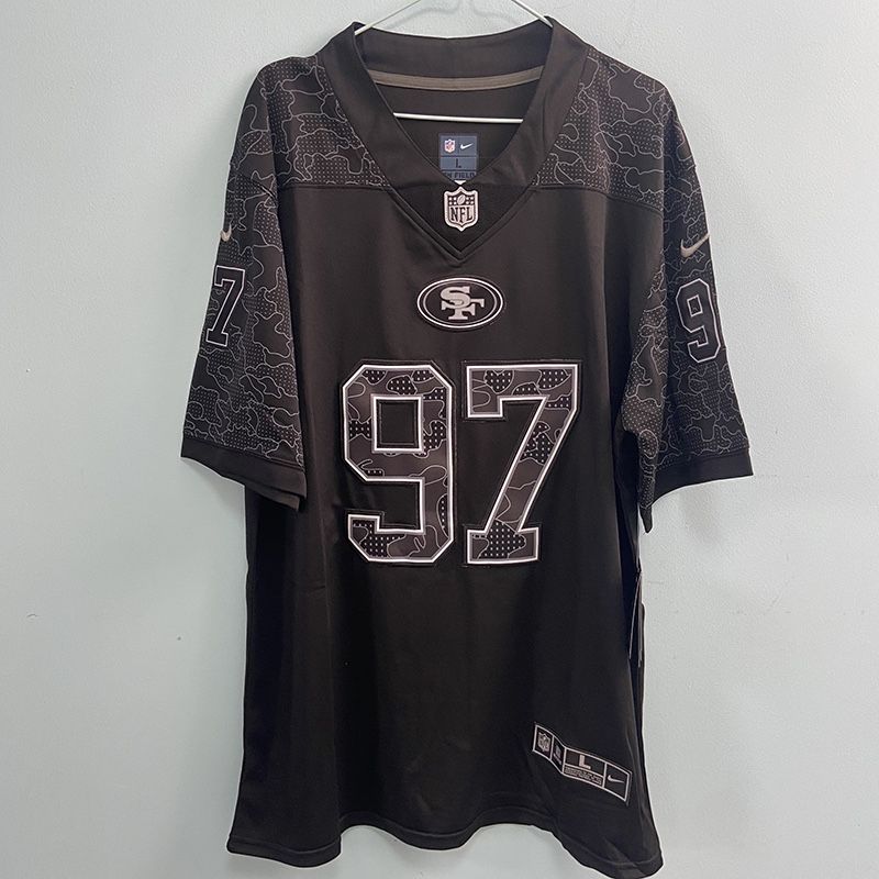 NFL San Francisco 49ers #97 Nick Bosa Jersey Black