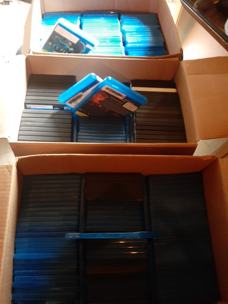 Blu Ray's about 100 of them