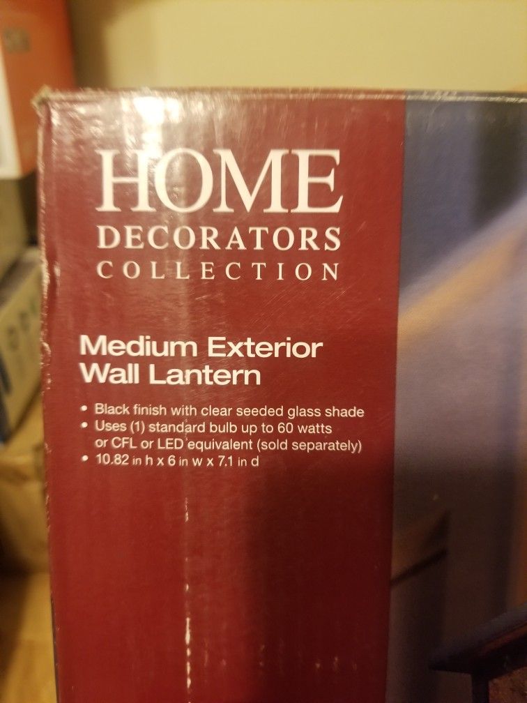 Exterior Light Black