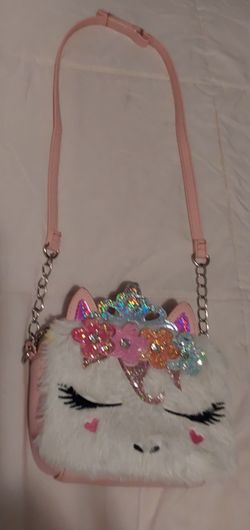 MISS GWEN UNICORN PLUSH CROSSBODY BAG