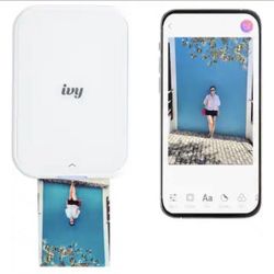 Canon - IVY 2 Mini Photo Printer - Pure White