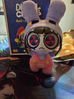 The Amazing Digital Circus Pomni Bunny Suit Keychain Plush