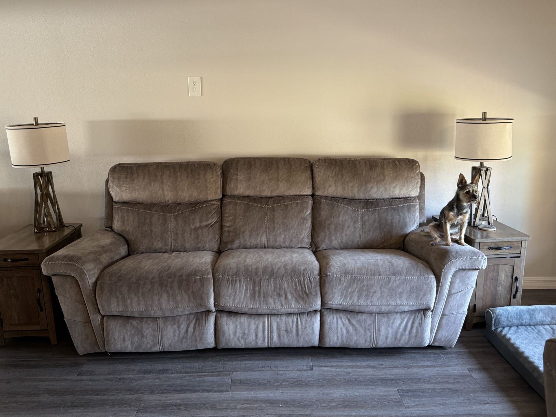 Sofa With Two Recliners
