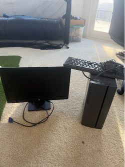 Great computer  with Monitor key board mouse and screen