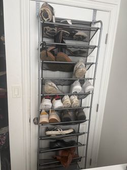 12 tier behind the door shoe rack