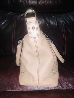 Kate Spade Tan Cream Leather Purse Handbag Thumbnail