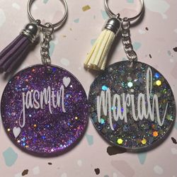 Name Keychain,, Acrylic, luggage tag, Gym bag tag, Backpack tag, Personalized keychain