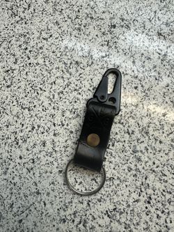 Leather Keychain