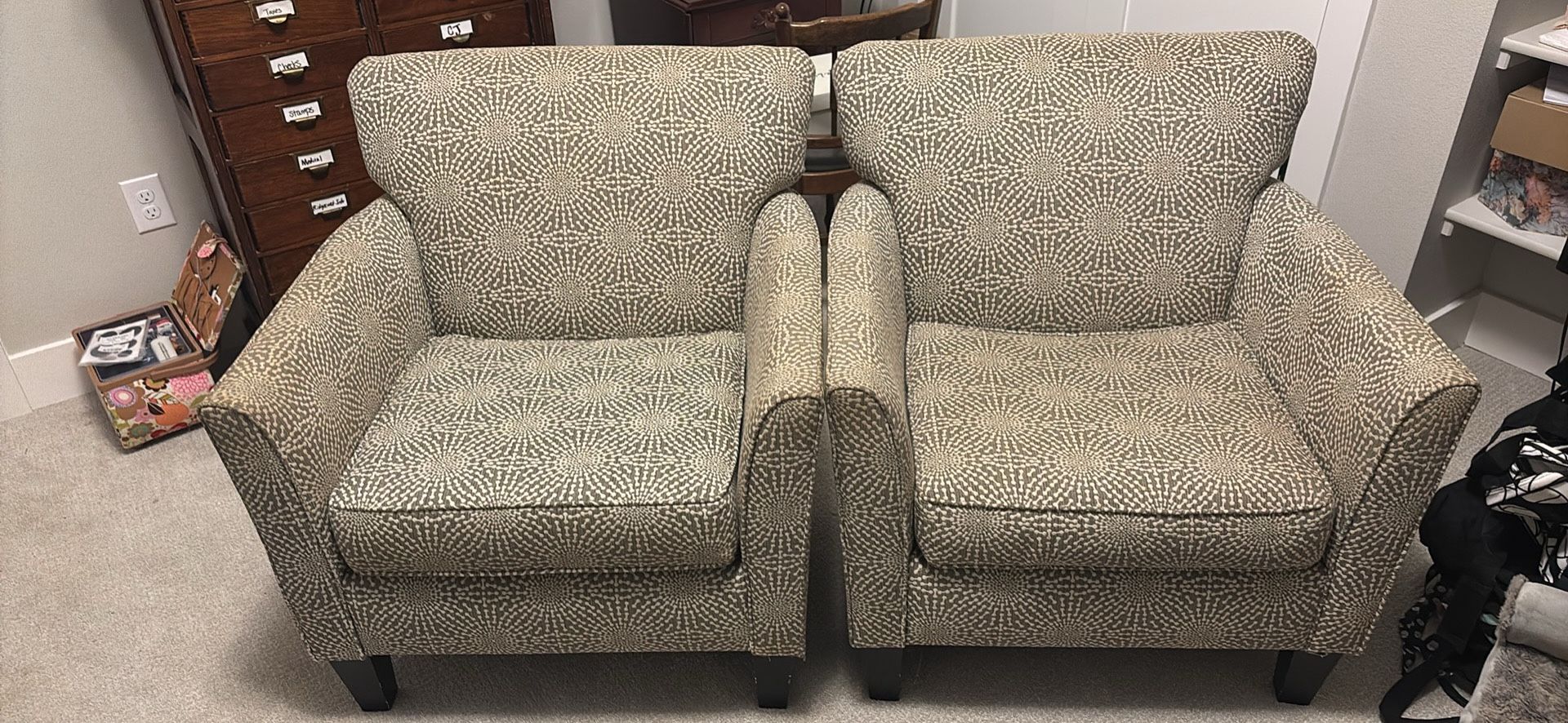 2 Arm Chairs