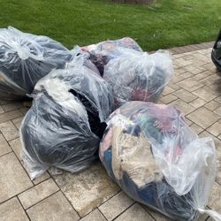 Bags Of Assorted Clothing